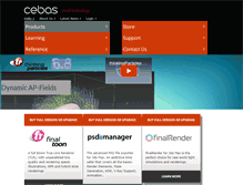 Tablet Screenshot of cebas.com